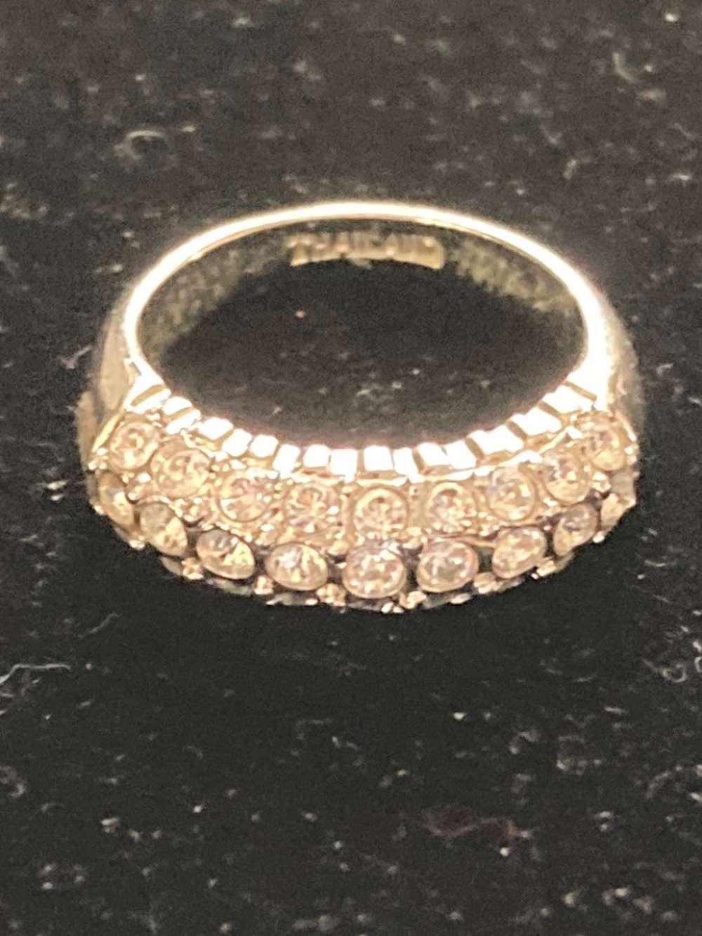 Nolan Miller Vintage Perfect Pave Ring/Silver Tone/Size 7/COA/Warranty/NEW!!!